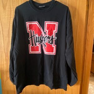 Nebraska Huskers black T-shirt